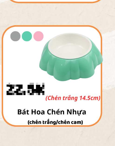 Bát hoa nhựa