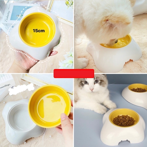 Spet Chén nhựa đơn hình trứng ốp la 15cm