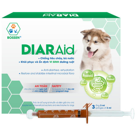 Bossen - Diaraid Men chống tiêu chảy Chó ( đơn giá hộp ) 1H3C