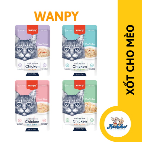 Wanpy Xốt mèo Super Premium 85gr
