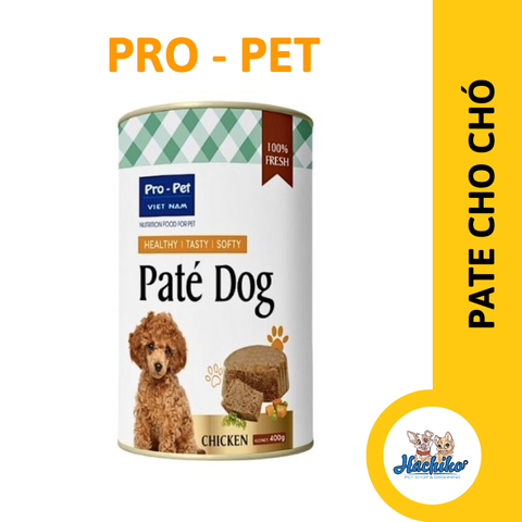 Pate cho Chó mọi lứa tuổi Pro-Pet Vị thịt gà Lon 400g