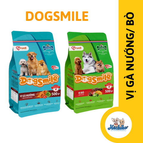 Dogsmile Thức ăn chó trưởng thành Bò/Gà 500gr