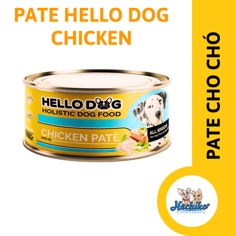 Pate tươi cho Chó vị gà - Hello Dog Chicken Pate 190gr