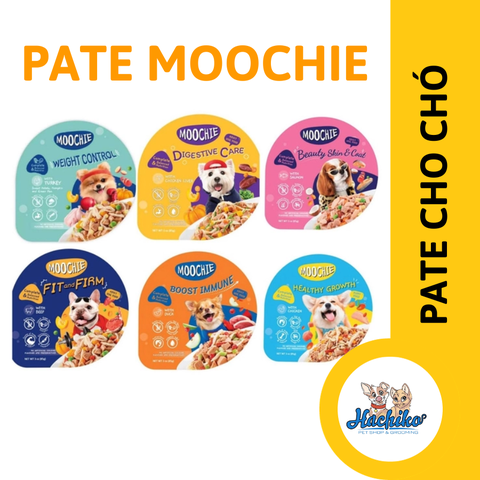 Pate cho Chó Moochie hộp 85G 6 vị