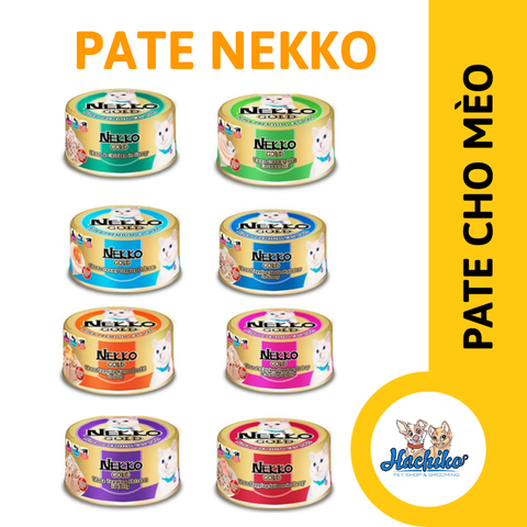 Pate mèo lon Nekko Gold 85gr cho mọi lứa tuổi