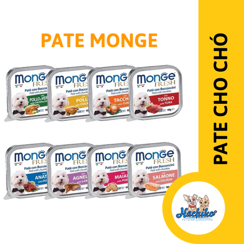 Pate Monge cho Chó hộp 100g nhiều vị thơm ngon