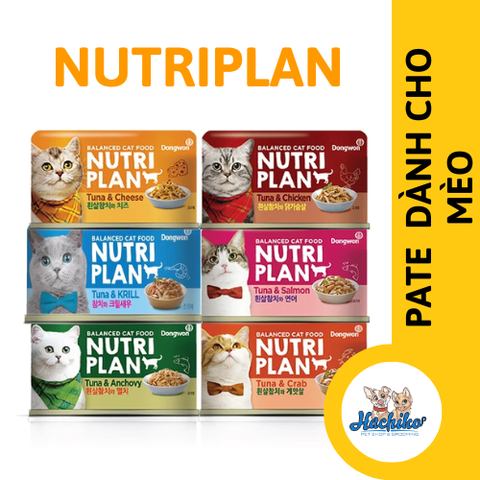 Pate dành cho mèo Nutri Plan Tuna 160g mix