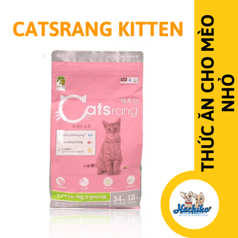 Thức ăn hạt cho mèo nhỏ Catsrang Kitten 400gr/ 1.5kg