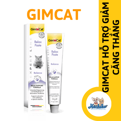 Gel dinh dưỡng giúp giảm sợ hãi, căng thẳng Gimcat Relax Paste 50g