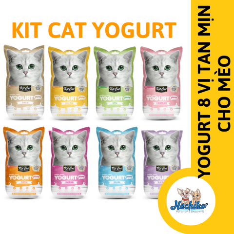 Viên sữa chua yogurt hỗ trợ tiêu hoá KitCat Freeze Dried Yogurt Yums [8 Vị]