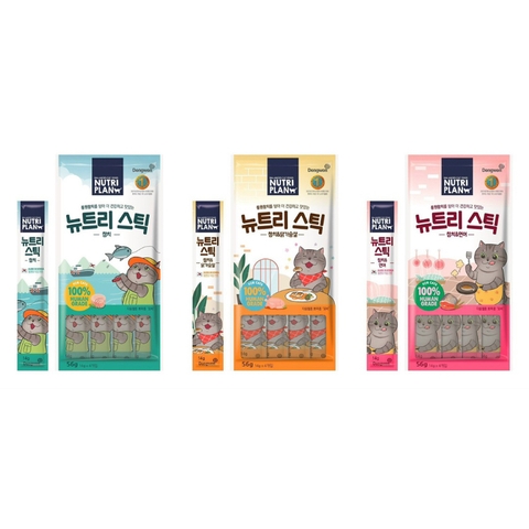 Súp thưởng Nutri Plan cho mèo vị cá ngừ & cá hồi 56g (14gx4gói)