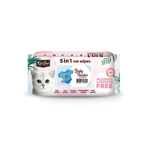 Khăn ướt kháng khuẩn mèo phấn thơm - Baby power