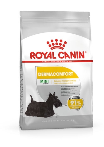 Thức ăn cho chó bị dị ứng, giảm ngứa Royal Canin Mini Dermacomfort - 3kg