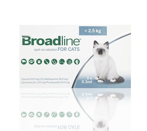 Broadline nhỏ gáy trị nội ngoại ký sinh mèo