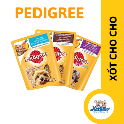 Pate Pedigree cho chó đủ vị gói 80g