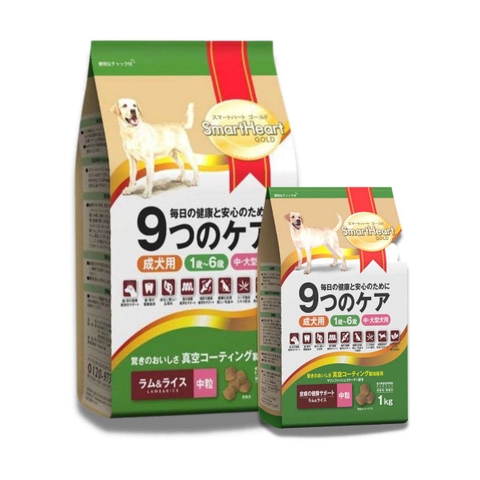 Smartheart Gold Adul 1kg - vị cừu và gạo