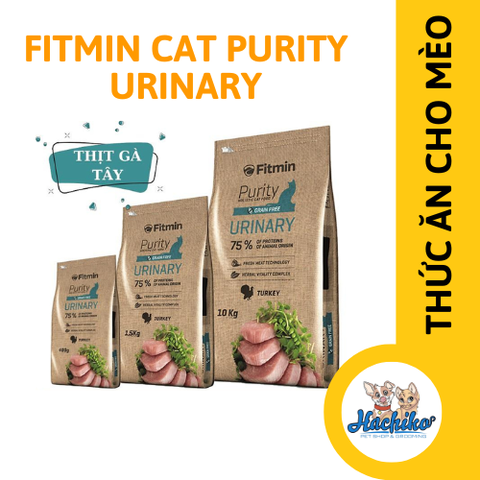 Thức ăn cho mèo - Fitmin Cat Purity Urinary giúp hỗ trợ đường tiết niệu 400gr và 1.5kg