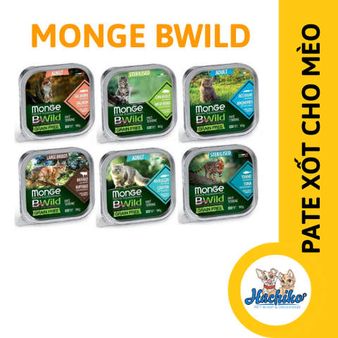 Pate cho Mèo Monge BWild Cao Cấp (Grain Free) 100gr