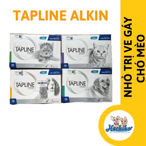 Tapline Alkin Nhỏ gáy trị ve Tapline từ 5kg-40kg diệt ký sinh trùng ngoài da cho chó  - Bọ chét