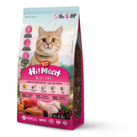 Kitchen Flavor Hi! Meat Complete Dog Food for Small breed All life stages 1.3kg