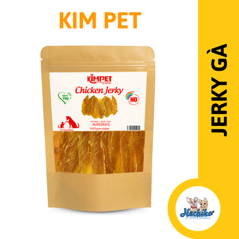 Kim Pet Chicken Jerky - Snack thưởng ức gà sấy khô Kim Pet