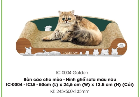 Bàn cào móng hình ghế sofa cho mèo 50*24.5*13.5