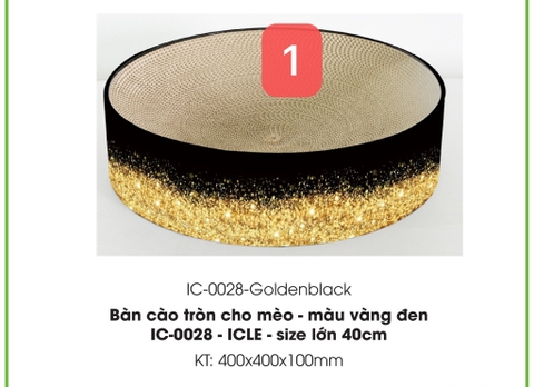 Bàn cào móng tròn cho mèo 40cm