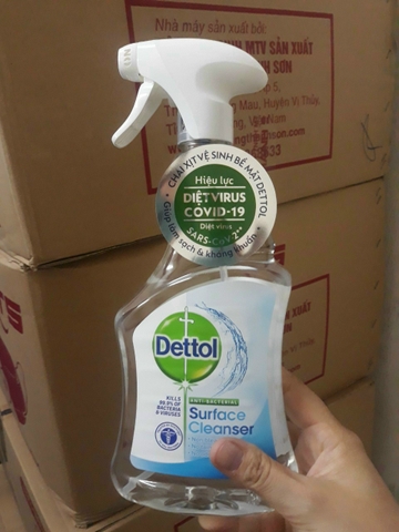 Dettol dung dịch xịt sát khuẩn bề mặt