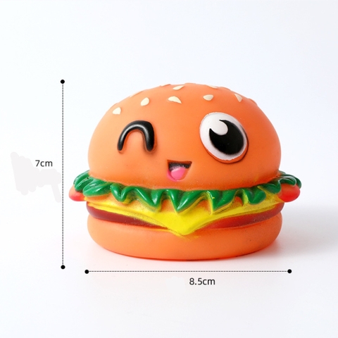 Spet đồ chơi Hamburger mặt cười 8cm