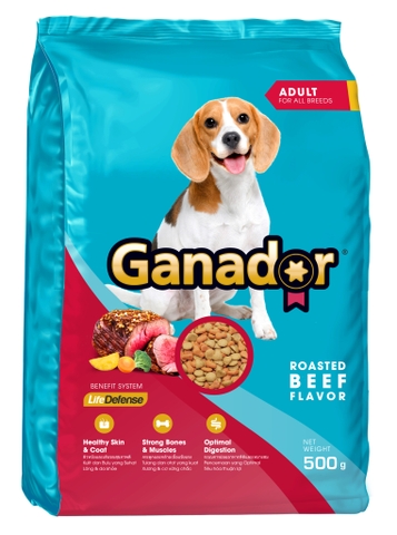 Thức ăn hạt cho chó Ganador Adult Roasted Beef Flavor - Vị bò nướng 3kg