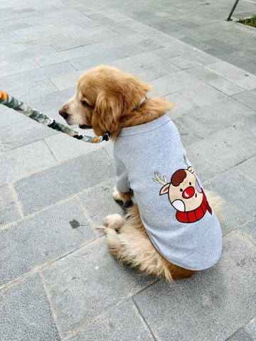 Áo nỉ họa tiết Noen chó to 3XL.4XL.5Xl.6XL