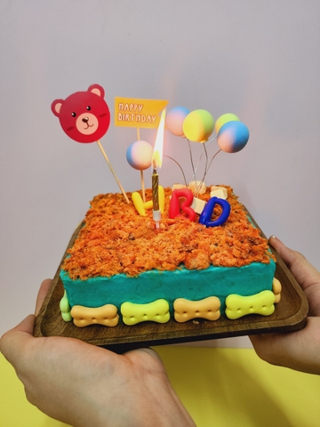 BÁNH KEM PATE KIMPET BÁNH VUÔNG CÁ HỒI 15CM