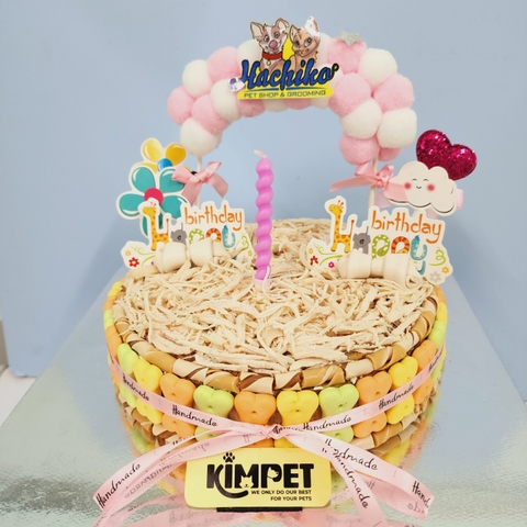 BÁNH KEM PATE KIMPET- BÁNH TRÒN GÀ XÉ 22CM