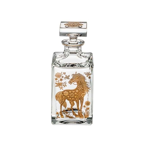 Vista Alegre - Bình Decanter whisky Golden hình ngựa vàng