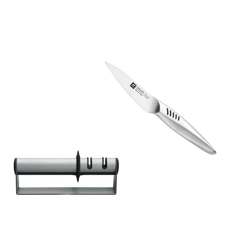 ZWILLING COMBO Dao Gọt và Mài dao 2 lưỡi