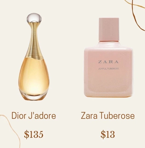 05 chai nước hoa Zara - bản dupe hoàn hảo giá chỉ 1/10 của Chanel, YSL