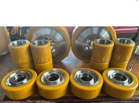 Bánh tải PU 130x60 cho xe nâng điện HangCha – Hàng nhập khẩu chính hãng