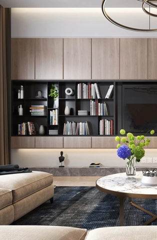 Thiết kế phòng khách tinh tế và sang trọng