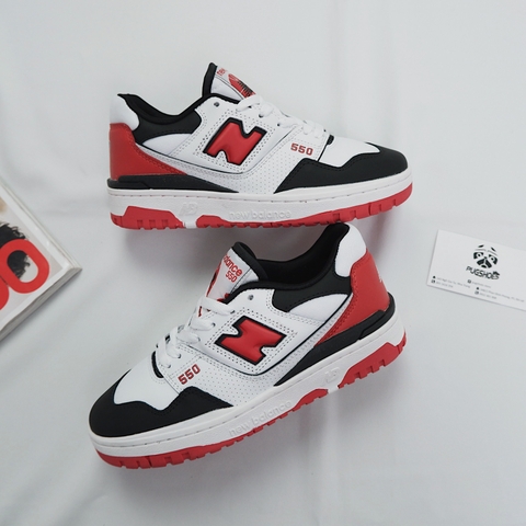 NB 550 White/Black/Red