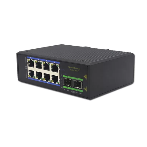 Switch công nghiệp 8 cổng POE 1G và 2 cổng SFP