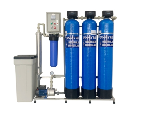 HỆ THỐNG LỌC TỔNG 3 CẤP 1054 VẬN HÀNH TỰ ĐỘNG CÓ MÀNG SIÊU LỌC UF