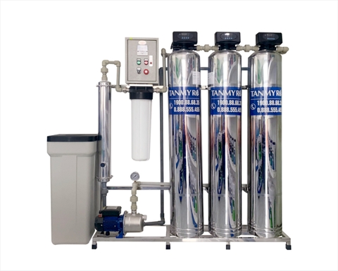 HỆ THỐNG LỌC TỔNG 3 CẤP 1054 INOX 304 VẬN HÀNH TỰ ĐỘNG CÓ MÀNG SIÊU LỌC UF