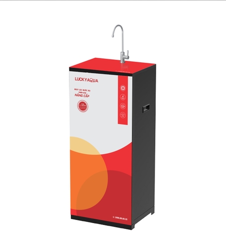MÁY LỌC NƯỚC LUCKY AQUA 9 CẤP PHIÊN BẢN NÂNG CẤP 4 CỐC LỌC THÔ