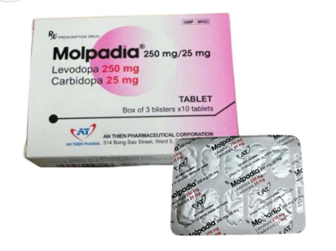 Molpadia 250mg/25mg An Thiên (Hộp 03 vỉ x 10 viên) (T/288H)
