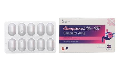 Omeprazol 20mg HV Usp (Hộp 10 vỉ x 10 viên) (T/62H)
