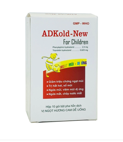 ADKold-New For Children Pharbaco (Hộp 10 gói x 1,5g) (T/72H)