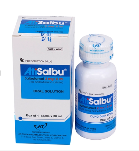 Atisalbu 2mg/5ml An Thiên (Hộp 1 chai x 30ml)