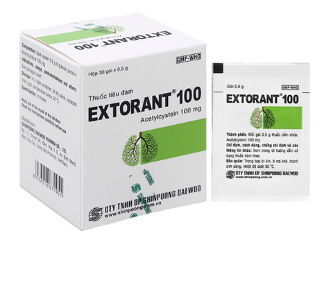 Extorant 100 Shinpoong (Hộp 30 gói x 0,5g)