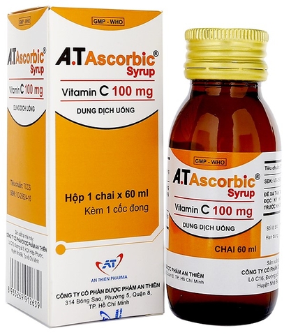 A.T Ascorbic syrup An Thiên (Hộp 01 chai x 60ml) (T/150H)
