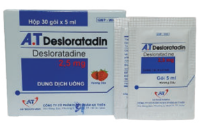 A.T Desloratadin An Thiên (Hộp 30 gói x 5ml) (T/84H)